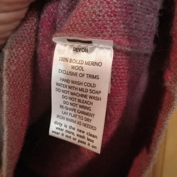 Toad & Co. 100% boiled merino wool Devon skirt size xs - Picture 4 of 4